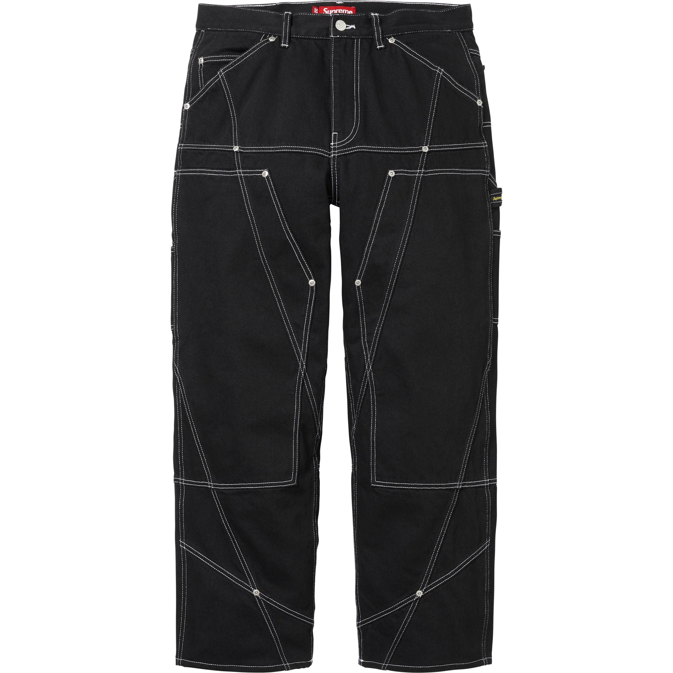 Contrast Stitch Double Knee Painter Jean view 9